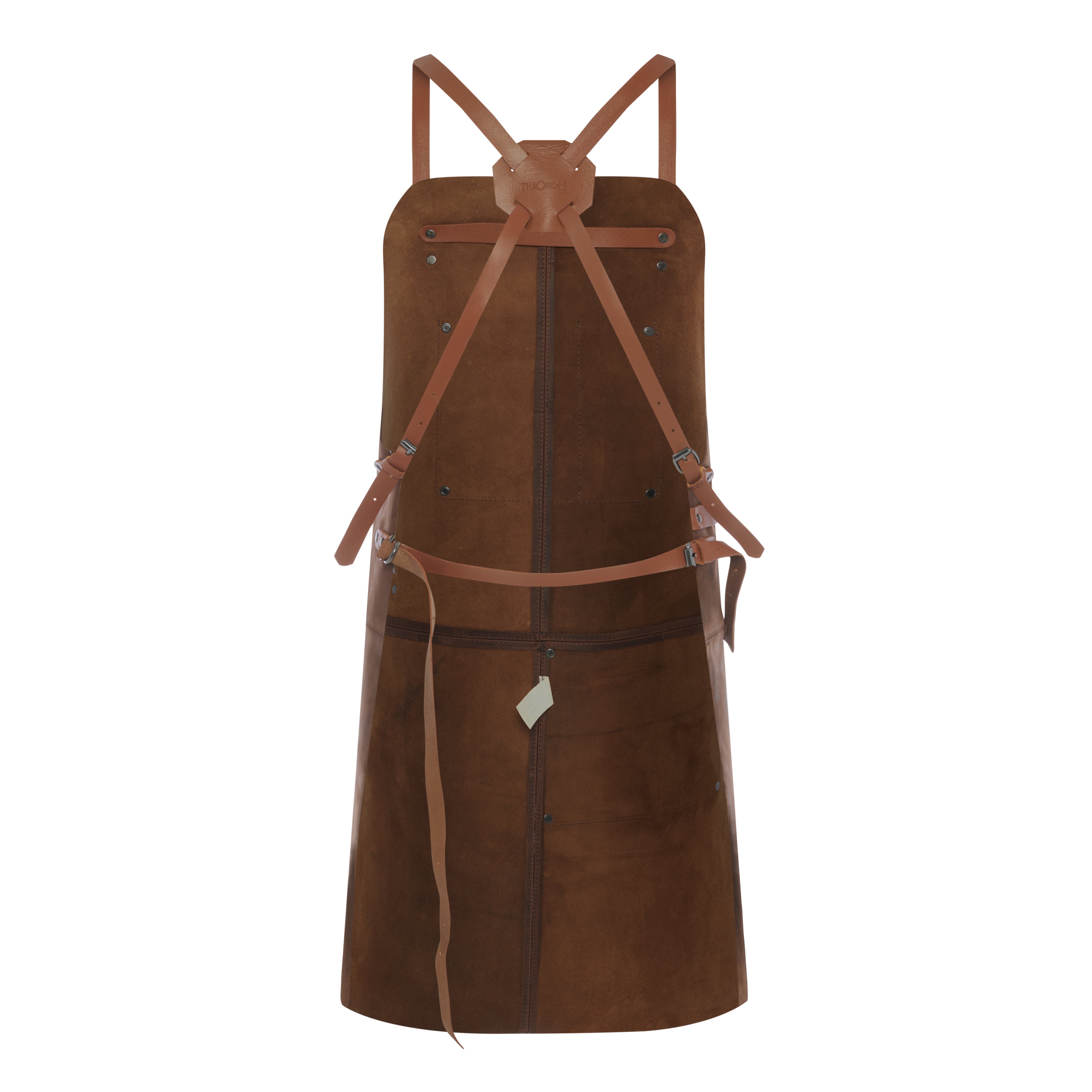 Genuine Leather Apron for Men & Women – Adjustable, Eco-Tanned