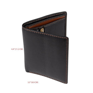 Black Full Grain Premium Wallet