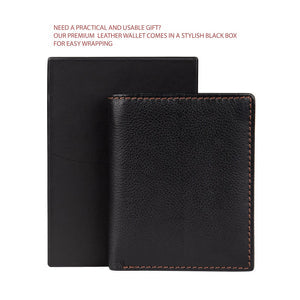 Black Full Grain Premium Wallet