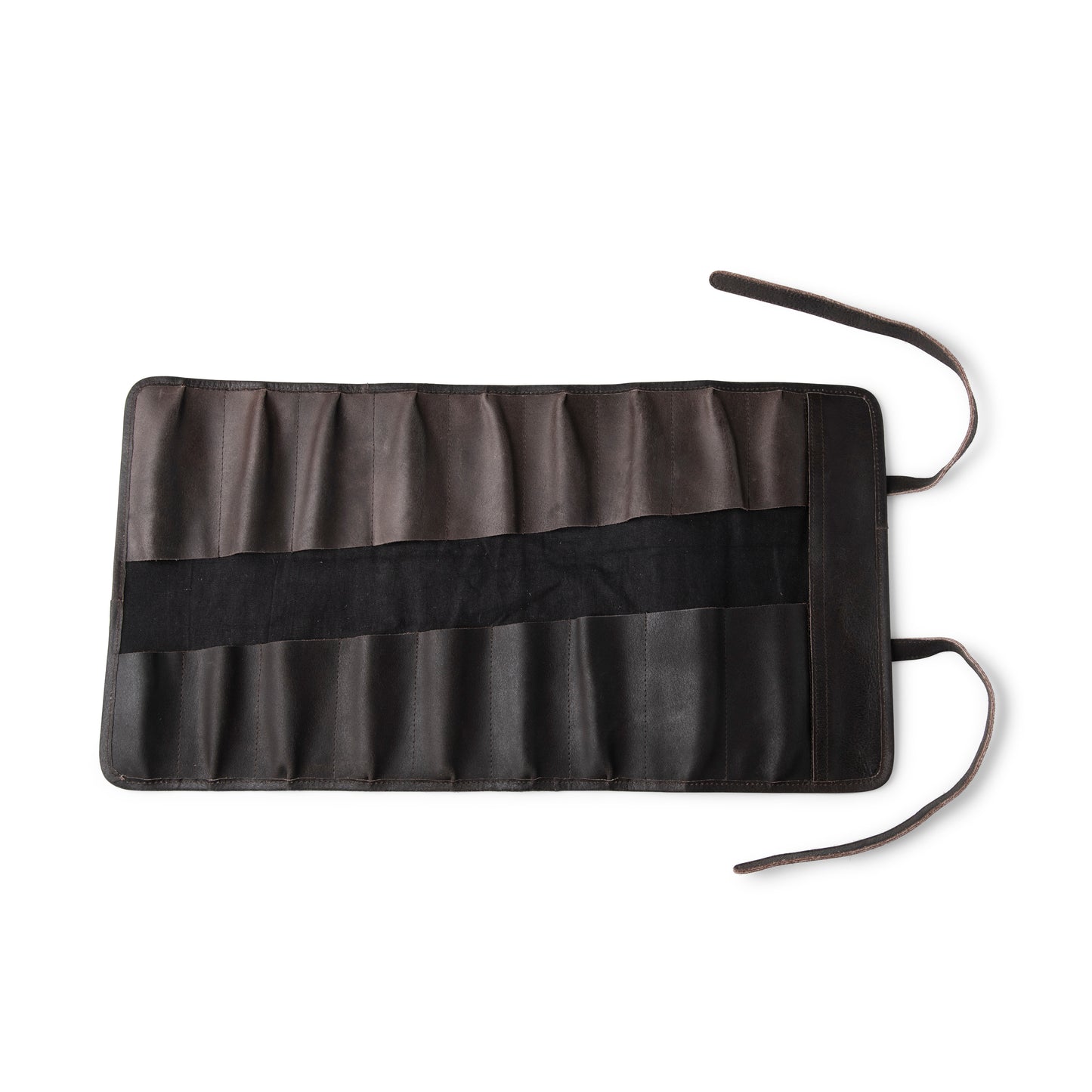 leather tool  roll with 18 slots